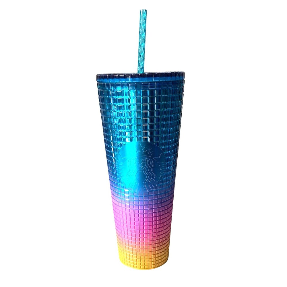 Starbucks 2023 Oil Slick Rainbow Iridescent Venti Tumbler 24oz